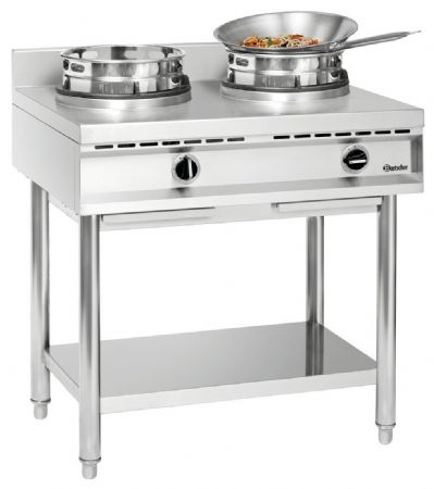 Fourneau wok 2 brûleurs Gaz 23 kW - Bartscher - 1052103 Fourneau wok 2 brûleurs Gaz 23 kW - Bartscher - 1052103