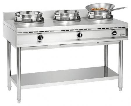 Fourneau wok 3 brûleurs Gaz - Bartscher - 1053103
