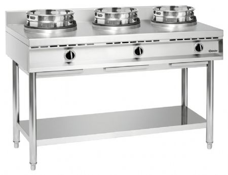 Fourneau wok 3 brûleurs Gaz - Bartscher - 1053103