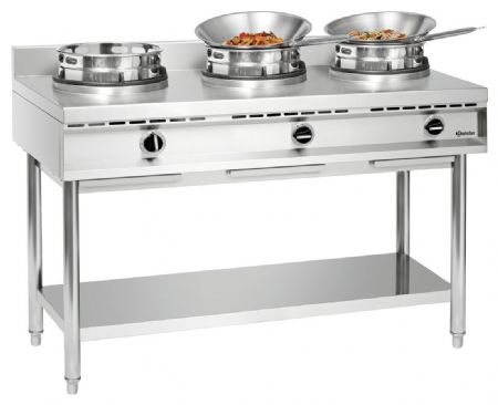 Fourneau wok 3 brûleurs Gaz - Bartscher - 1053103