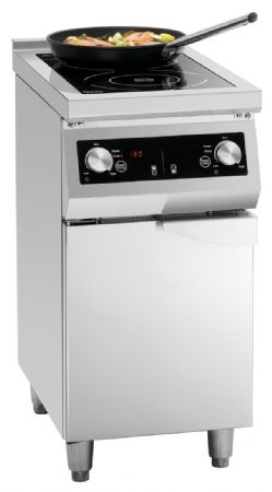 Fourneau profondeur 650 à induction à 2 zones GU Triphasé 8,5 kW - Bartscher - 105764