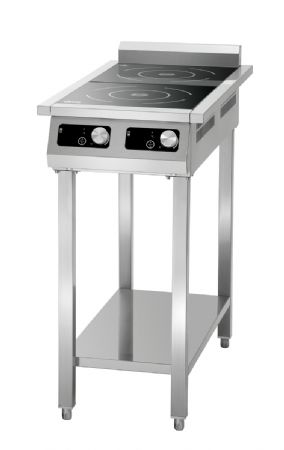 Support inox pour cuisinire  induction - 360x800x663 mm