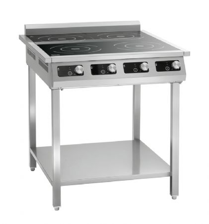Support inox pour cuisinire  induction - 720x800x663 mm