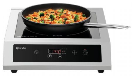 Plaque à induction IK 35TC XL, 1 zone de cuisson, 3,5 kW - Bartscher - 105821