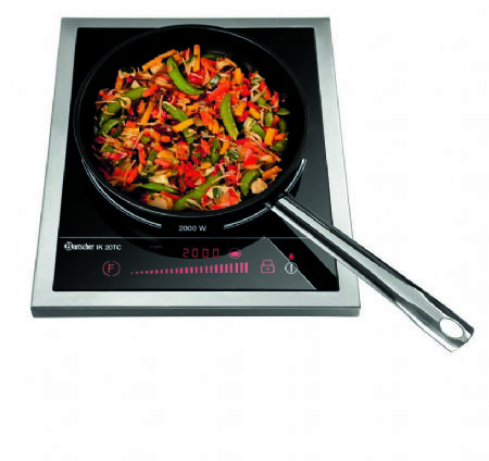 Plaque  induction lectrique professionnelle 1 zone de cuisson - 330x400x63 mm