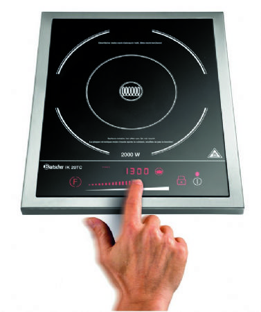 Plaque  induction lectrique professionnelle 1 zone de cuisson - 330x400x63 mm