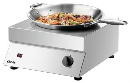 Wok à poser induction 30/293 Monophasé 3 kW - Bartscher - 105871