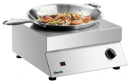 Wok à poser induction 30/293 Monophasé 3 kW - Bartscher - 105871