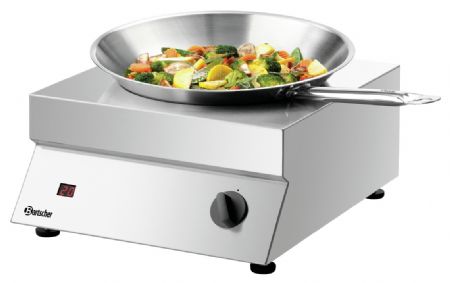 Wok à poser induction 35/293 Monophasé 3,5 kW - Bartscher - 105872