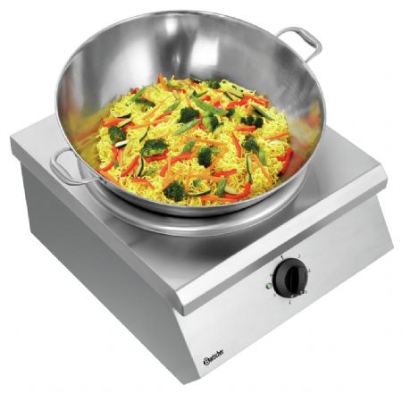 Wok à poser induction IW 80 Triphasé 8 kW - Bartscher - 105890