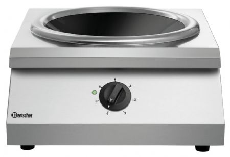 Wok à poser induction IW 80 Triphasé 8 kW - Bartscher - 105890