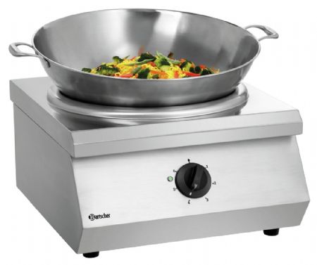 Wok à poser induction IW 80 Triphasé 8 kW - Bartscher - 105890