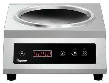 Wok à poser induction IW 50 mobile 5 kW avec commande tactile - Bartscher - 105929