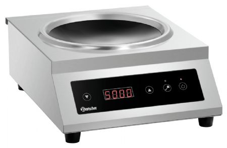 Wok à poser induction IW 50 mobile 5 kW avec commande tactile - Bartscher - 105929