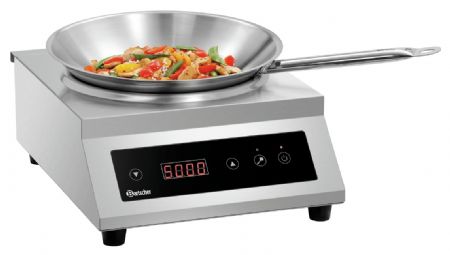 Wok à poser induction IW 50 mobile 5 kW avec commande tactile - Bartscher - 105929