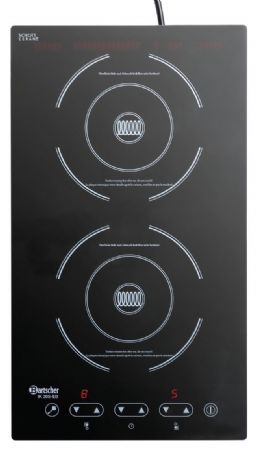 Plaque à induction IK 30S-EB 2 zones de cuisson 3 kW - Bartscher - 105936S