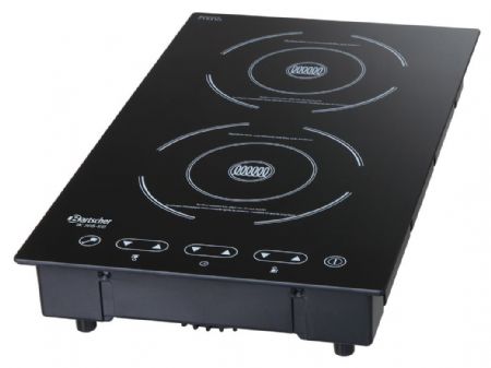 Plaque à induction IK 30S-EB 2 zones de cuisson 3 kW - Bartscher - 105936S