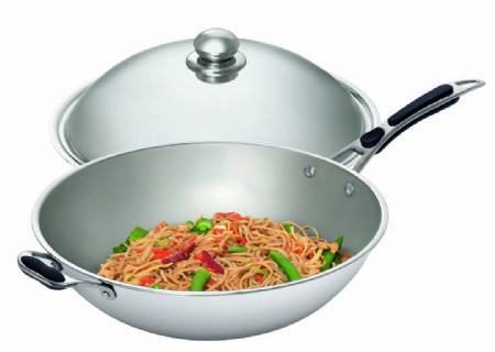 Sauteuse Wok 6 L W360R- 640x360x220 mm