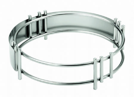 Support inox pour wok rchaud gaz - 265x265x62 mm