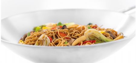 Sauteuse wok professionnelle 6 L inox 18/10 fond rond - Bartscher - 106001