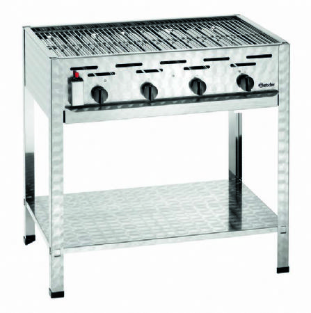 Soubassement inox grill de table - 815x525x805 mm