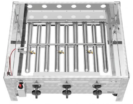 Grill combiné gaz TB1100PF - Bartscher - 1062213