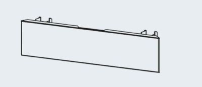 Plinthe latrale noire 600