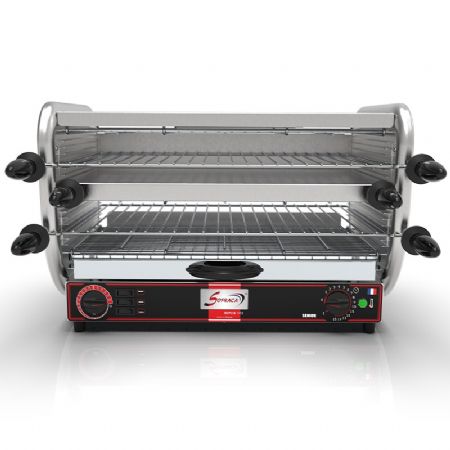 Toaster multifonction Senior triphas 2 niveaux - 480-500 pices/h