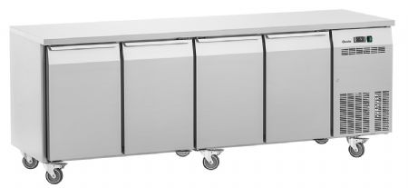 Table réfrigérée professionnelle positive 4 portes à battant capacité 1/1 GN - Bartscher - 110897