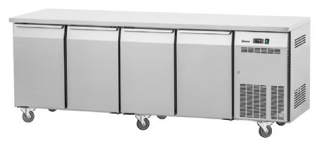 Table réfrigérée professionnelle positive 4 portes à battant capacité 1/1 GN - Bartscher - 110897