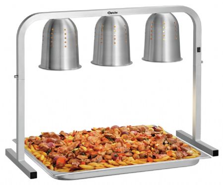 Pont thermique I3WL820 2/1 GN avec 3 lampes chauffantes - Bartscher - 114267