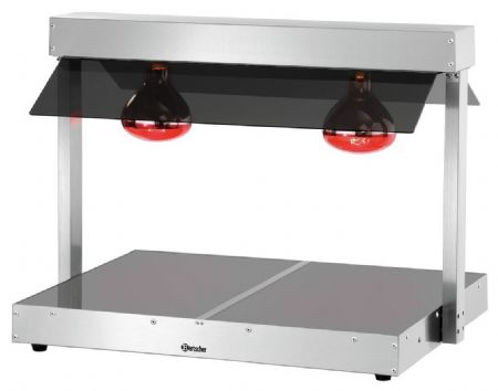 Pont chauffant I2WL800 double effet chauffante 740x565x570 mm - Bartscher - 114272