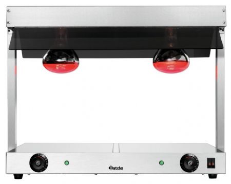 Pont chauffant I2WL800 double effet chauffante 740x565x570 mm - Bartscher - 114272