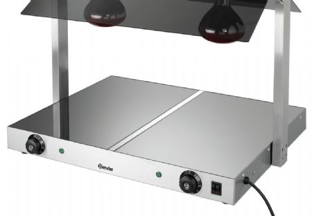 Pont chauffant I2WL800 double effet chauffante 740x565x570 mm - Bartscher - 114272