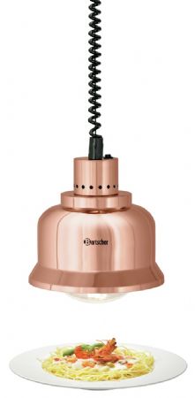 Lampe chauffante IWL250D KU avec système pendulaire - Bartscher - 114274