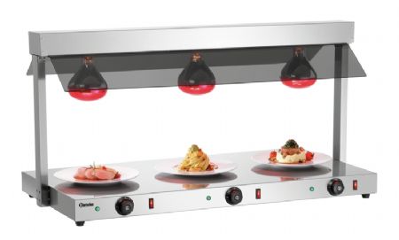 Pont chauffant inox 3 x 1/1 GN
