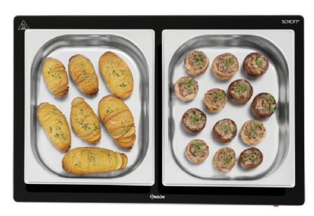 Plaque chauffante inox 1/1 GN