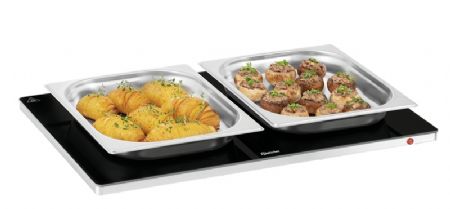 Plaque chauffante inox 1/1 GN