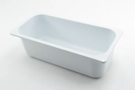 Bac blanc pour rfrigrateur/conglateur