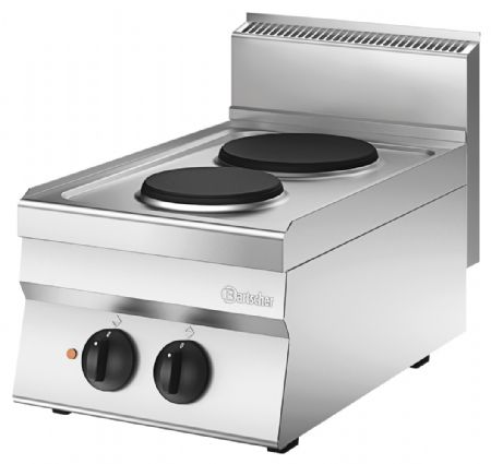 Fourneau profondeur 650 électrique 650, L400, 2PL, AT - Bartscher - 115005