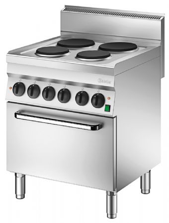 Fourneau profondeur 650 électrique 650, L700, 4PL, FE - Bartscher - 115058
