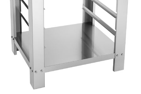 Support en inox pour fours  air chaud avec 4 niveaux GN 1/1