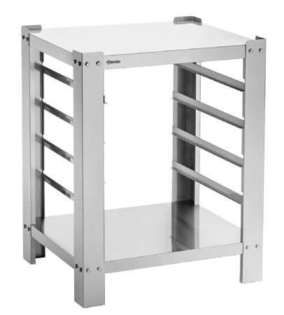Support en inox pour fours  air chaud avec 4 niveaux GN 1/1