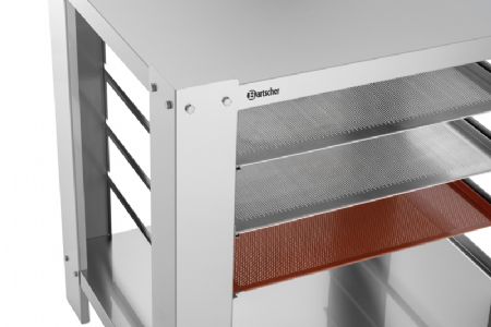 Support en inox pour fours  air chaud avec 4 niveaux 600x400 mm