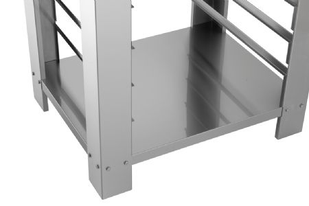 Support en inox pour fours  air chaud avec 4 niveaux 600x400 mm