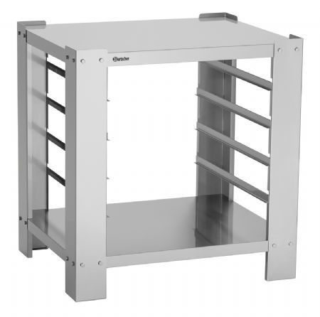 Support en inox pour fours  air chaud avec 4 niveaux 600x400 mm