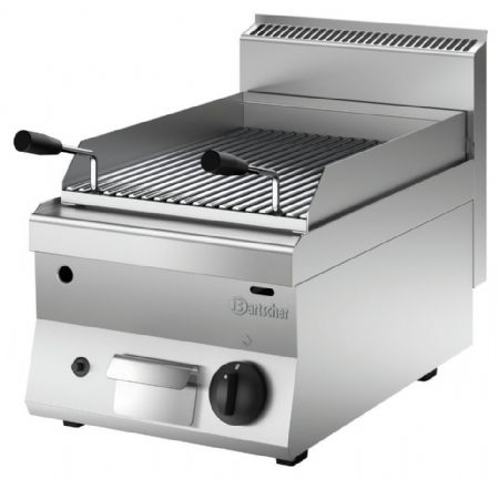 Grill pierre de lave profondeur 650 gaz 650, B400 Gaz 400x650x295 mm - Bartscher - 1151583