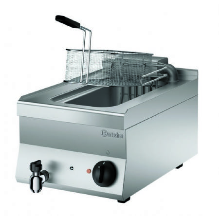 Friteuse lectrique  poser en inox - 400x690x370 mm