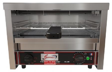 Toaster professionnel 1 étage 2 rampes de 2 tubes quartz 2000 W Monophasé - Sofraca - 11552-2