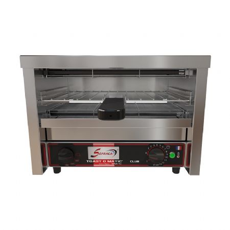 Toaster professionnel monophas 1 tage - 428x275x300 mm